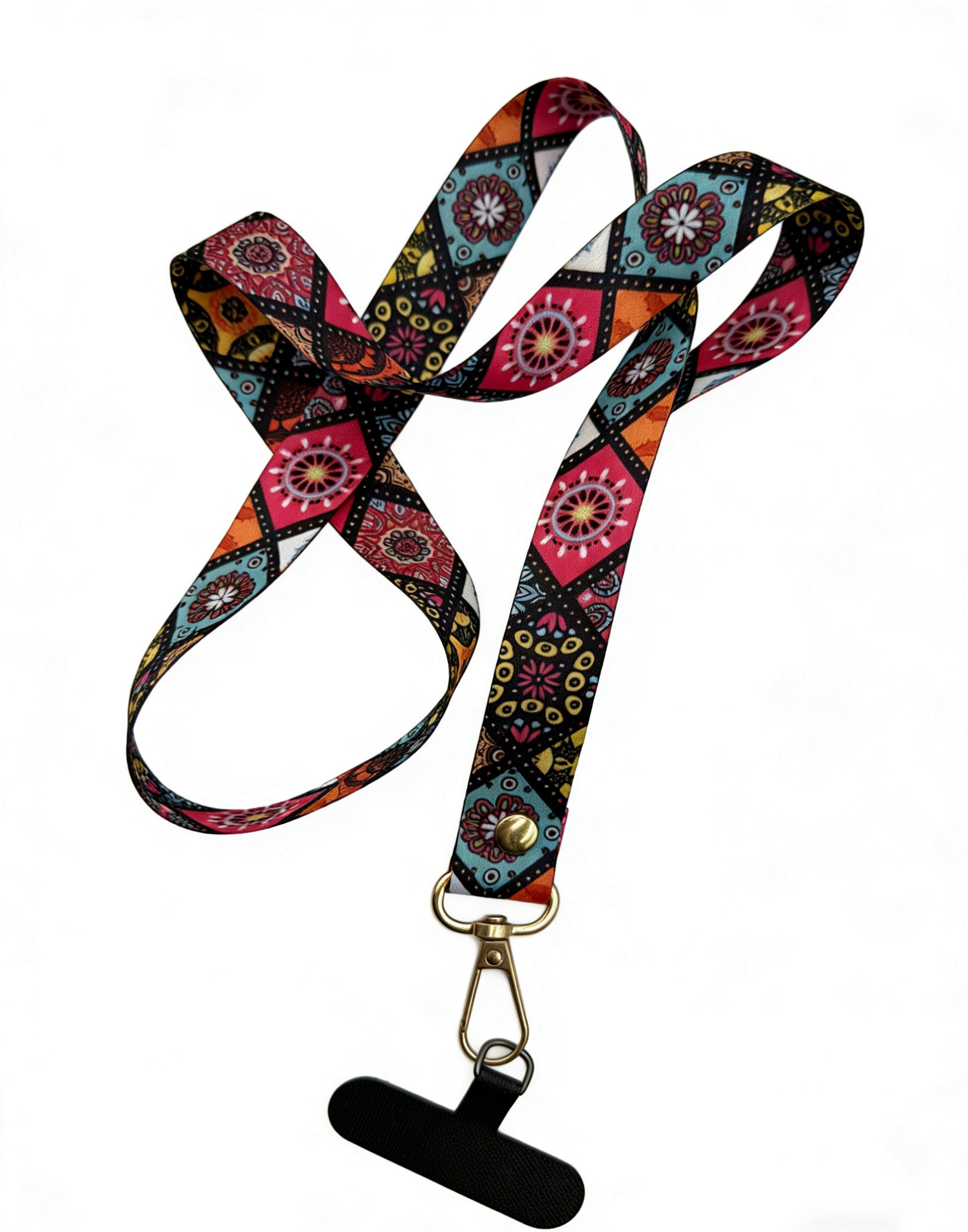 Custom Vintage Phone Lanyard | Personalized Logo Printing | Wholesale Supply